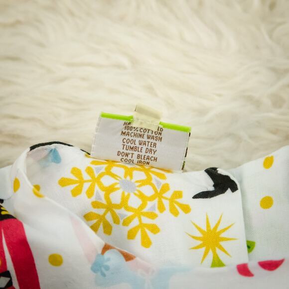 Le' Za Me Girls Size 10 Nutcracker Ballet Christmas Print Smocked Midi Dress - Picture 5 of 6